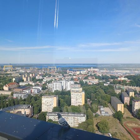 Hanza Tower Ajp Lux Apartment Szczecin Exteriör bild