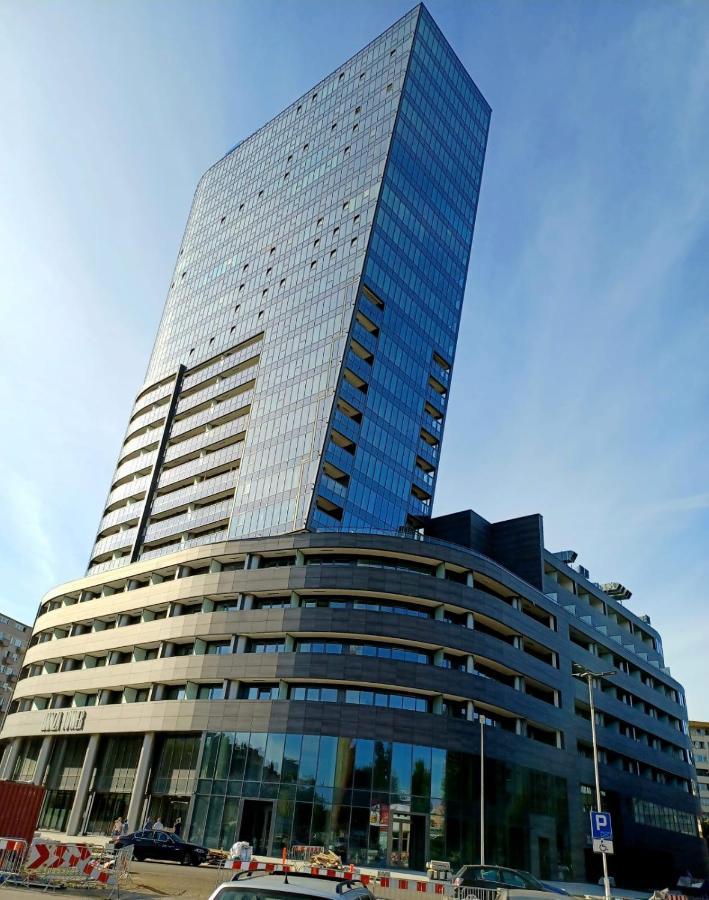 Hanza Tower Ajp Lux Apartment Szczecin Exteriör bild
